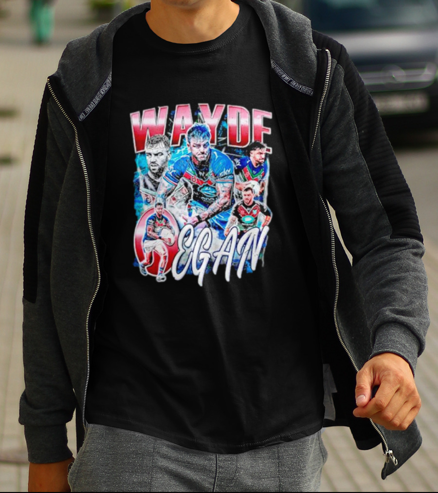 Wayde Egan New Zealand Warriors Rugby T-Shirt