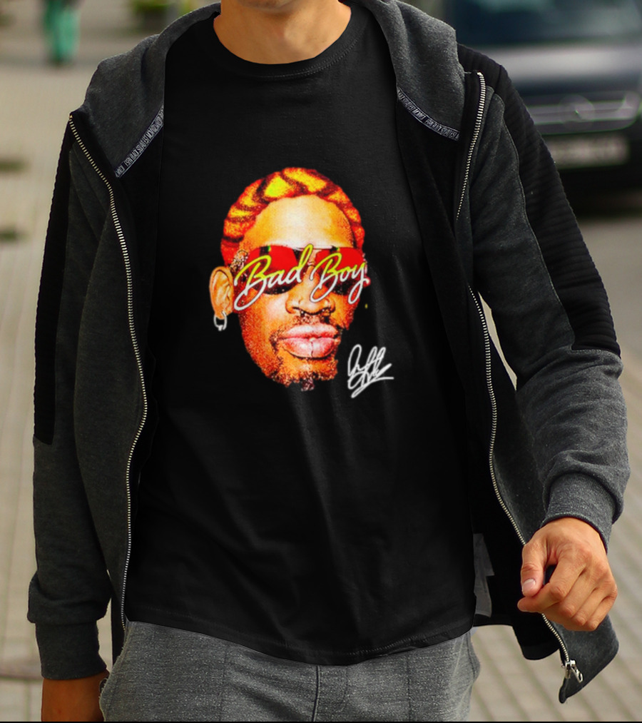 Dennis Rodman Bad Boy Signature Shades T-Shirt