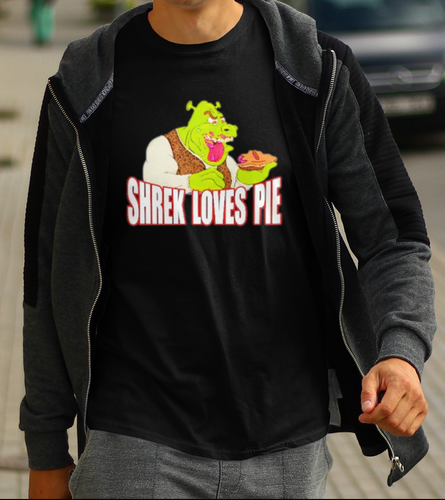 Shrek Loves Pie Ogre Eating T-Shirt