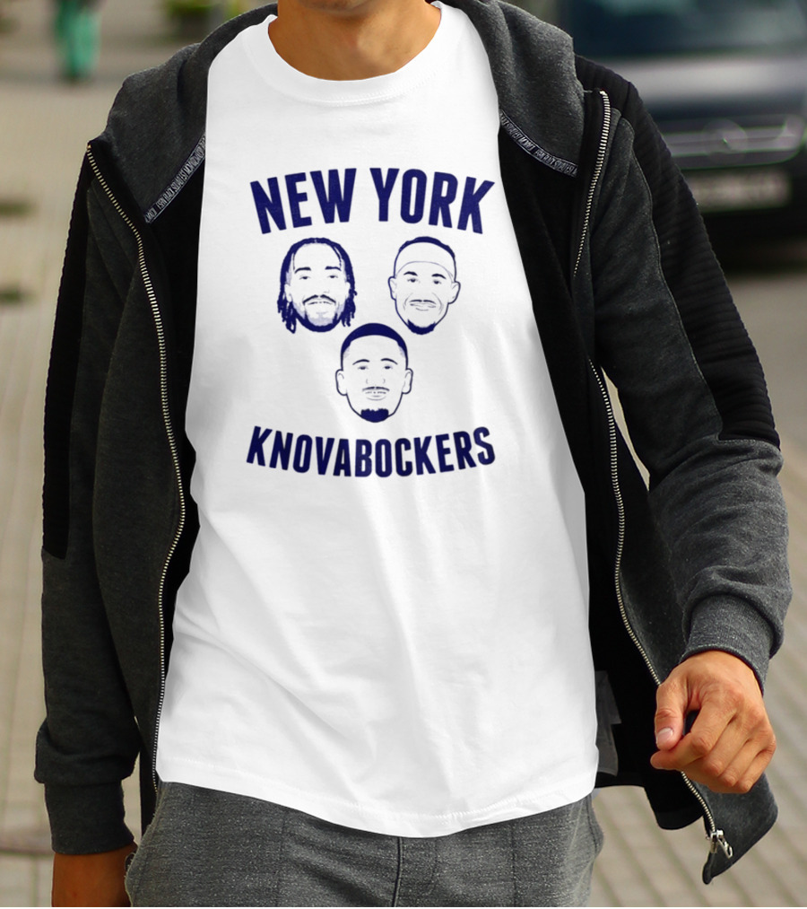 New York Knovabockers With Trio Faces T-Shirt