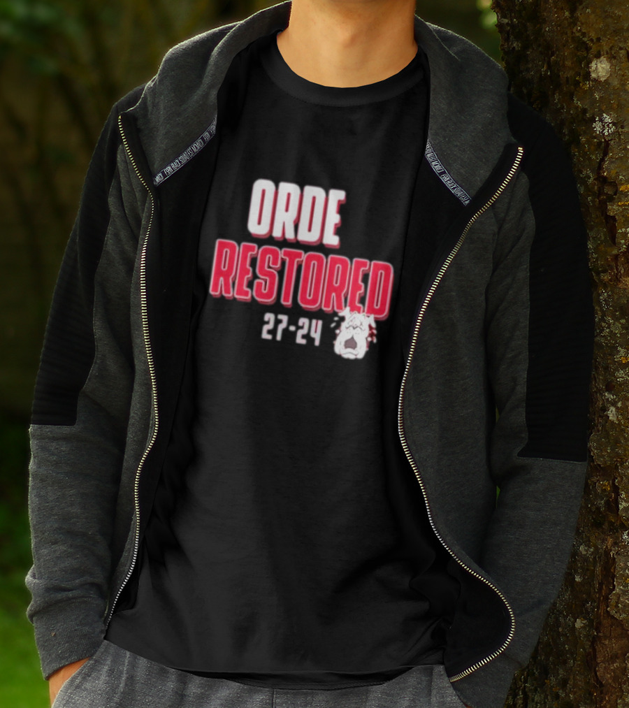 Alabama Crimson Tide ORDE Restored 27-24 Bulldog T-Shirt