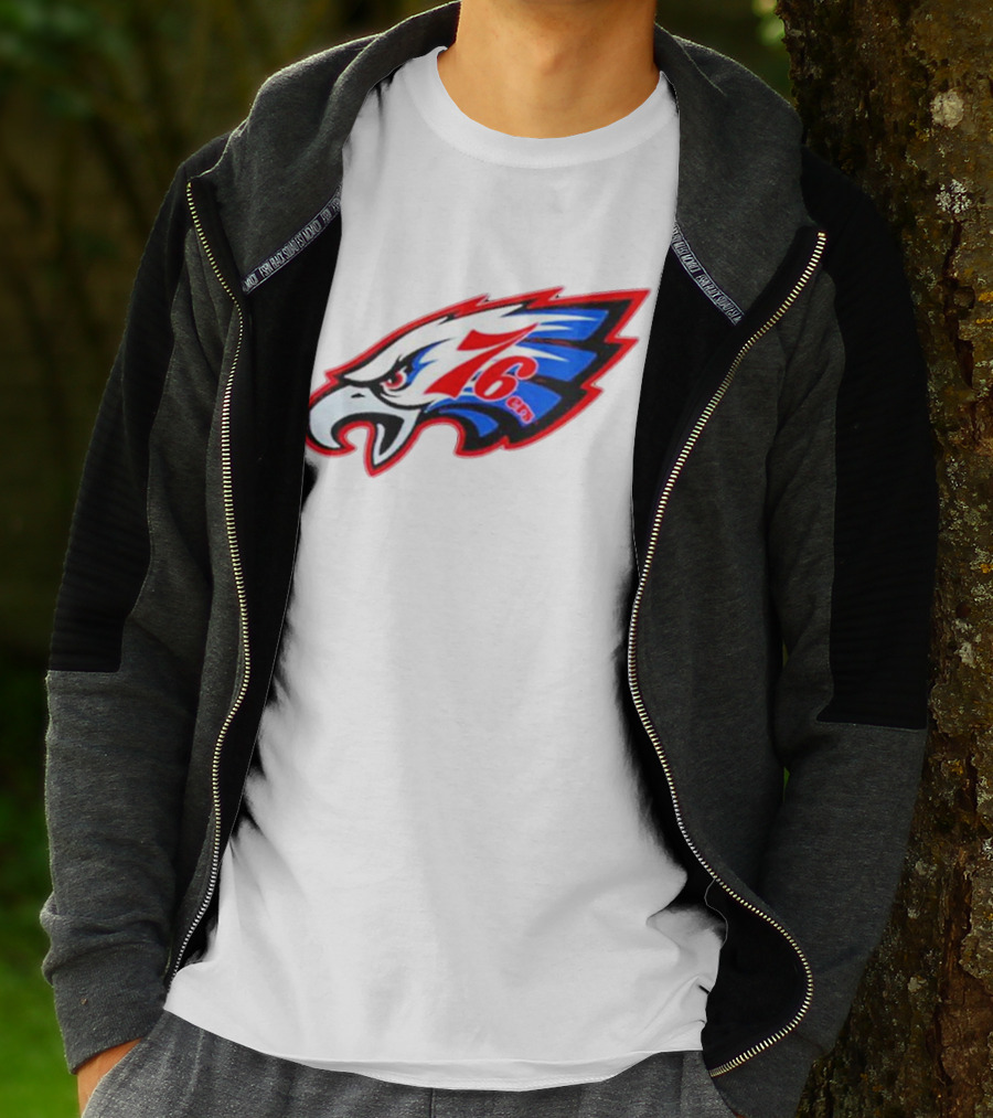 Philadelphia Eagles And 76ers Combined T-Shirt