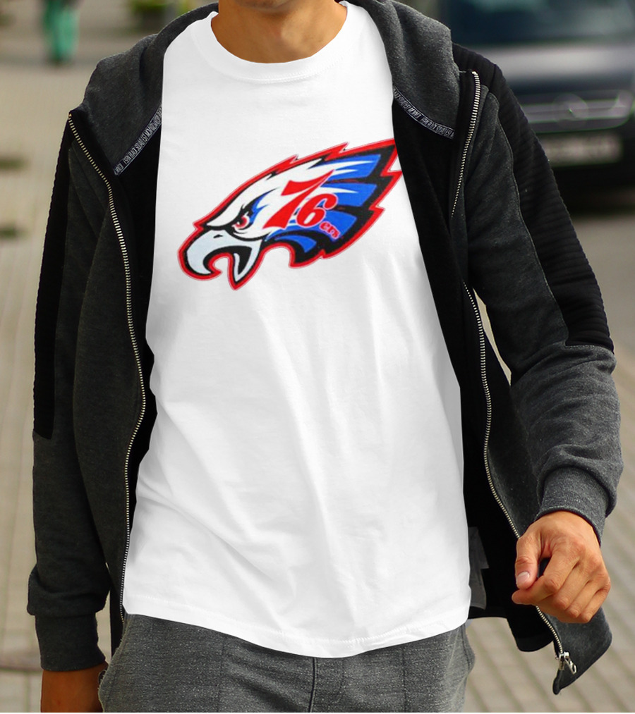 Philadelphia Eagles And 76ers Combined T-Shirt