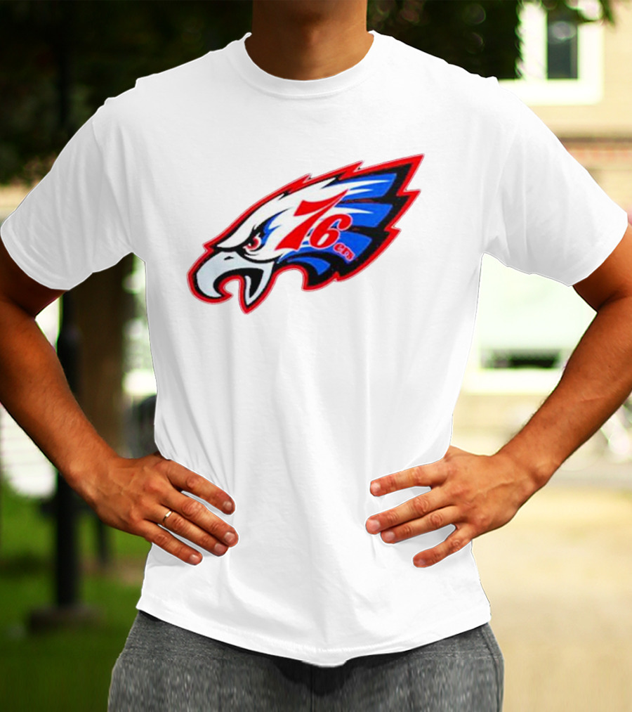 Philadelphia Eagles And 76ers Combined T-Shirt