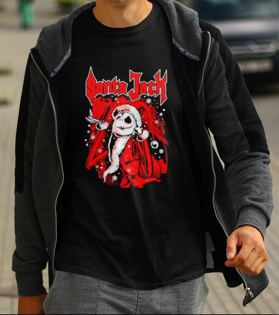 Santa Jack The Nightmare Before Christmas Jack Skellington T-Shirt