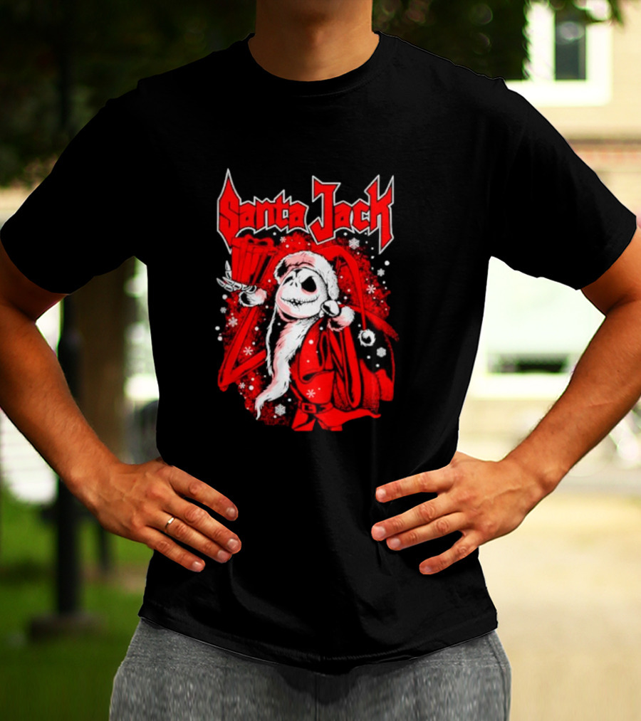 Santa Jack The Nightmare Before Christmas Jack Skellington T-Shirt