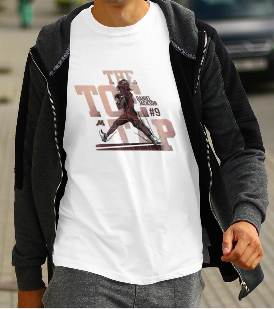 Daniel Jackson #9 The Toe Tap Football Motion Graphics T-Shirt
