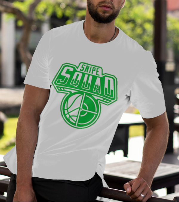 Boston Celtics Snipe Squad Basketball Crosshair T-Shirt
