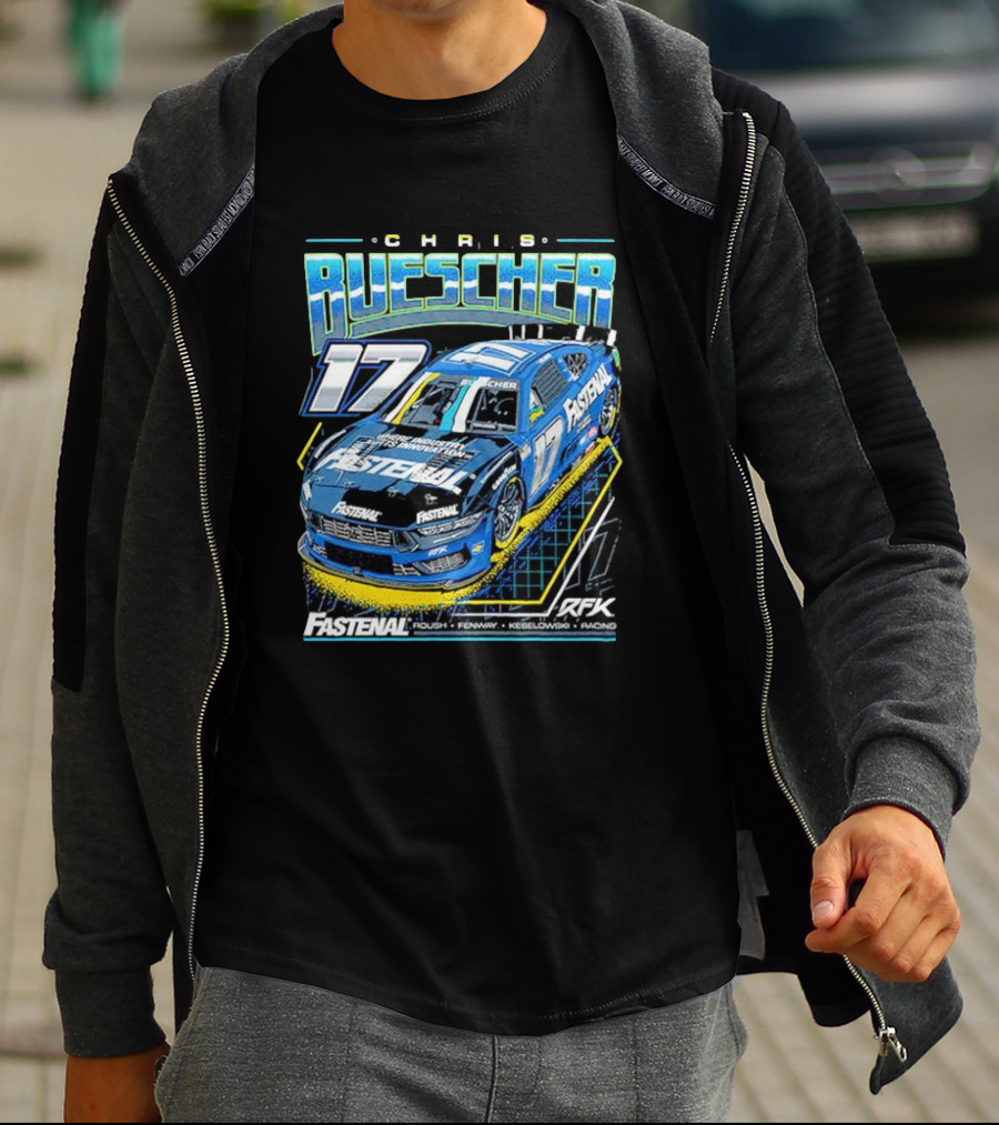 Chris Buescher 17 Fastenal RFK Racing Roush Fenway Keselowski T-Shirt
