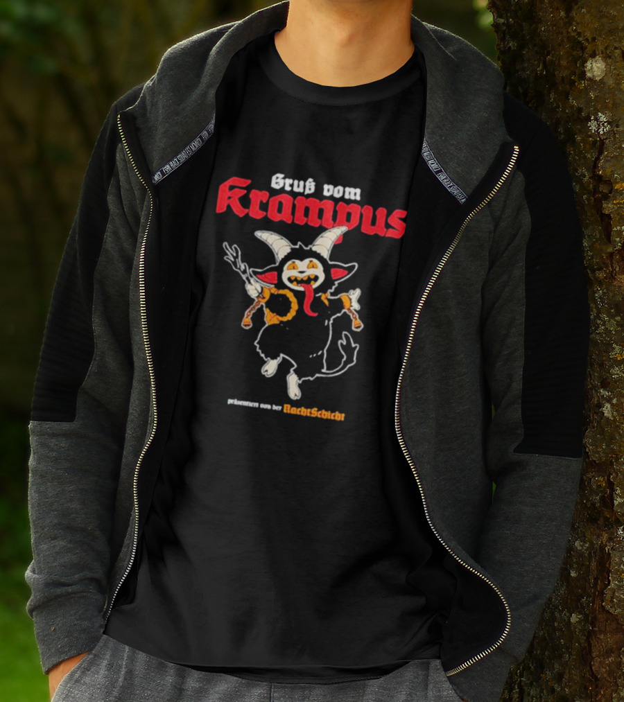Grub Vom Krampus Präsentiert Von Der Nachtschicht T-Shirt