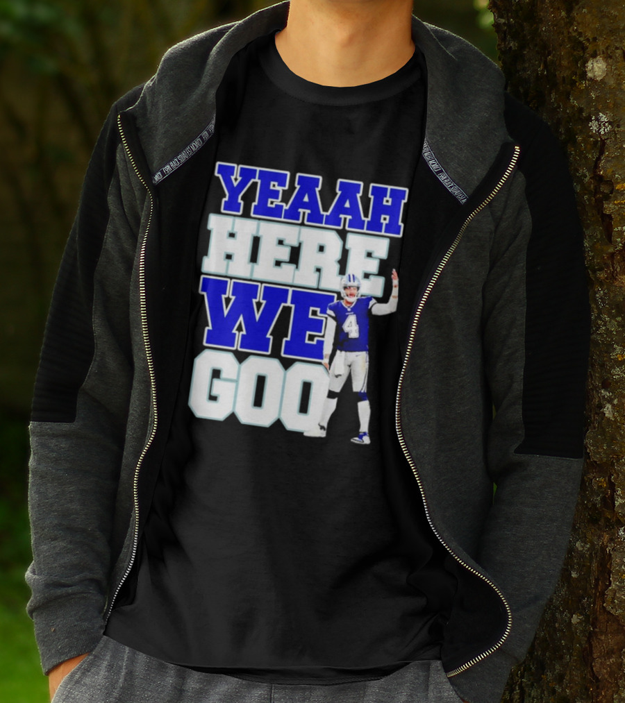 Wee Here Dak Prescott Yeaah Cowboys Go T-Shirt