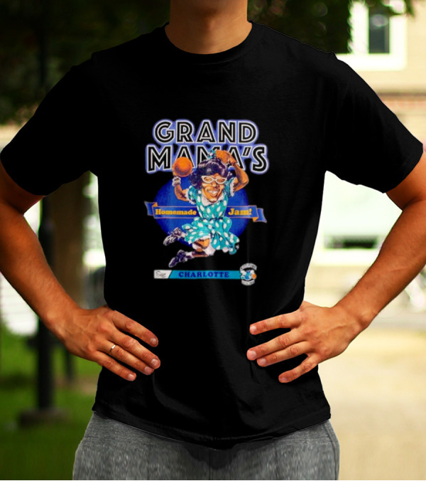 Grand Mama's Homemade Jam Charlotte Hornets Basketball Legend Iconic T-Shirt