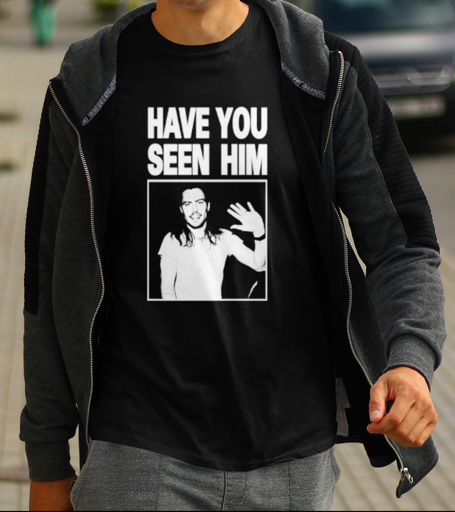 Have You Seen Him Andrew W.K. Wave T-Shirt