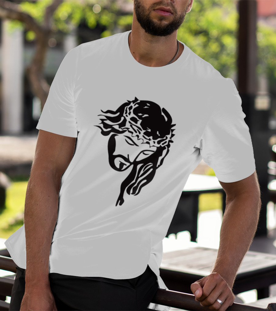 Jesus Christ Crown Of Thorns Christian T-Shirt