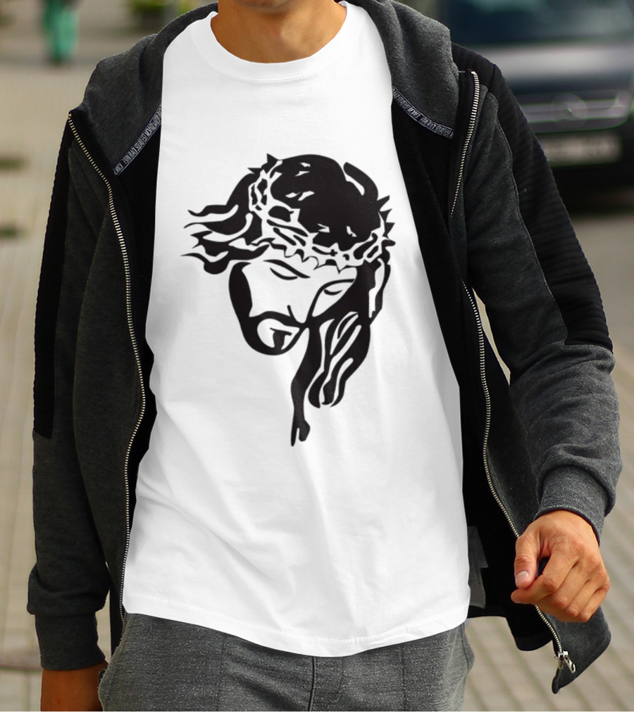 Jesus Christ Crown Of Thorns Christian T-Shirt