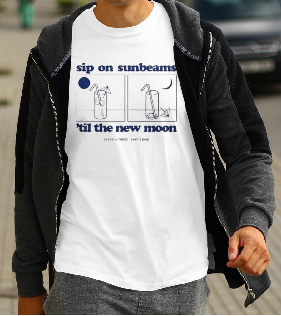Sip On Sunbeams Bears In Trees Bart's Bike 'Til The New Moon T-Shirt