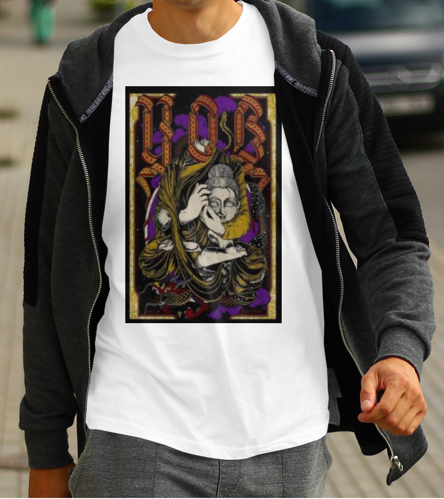 YOB Eugene John Henry’s Dec 09 Psychedelic Fantasy Sculpture T-Shirt