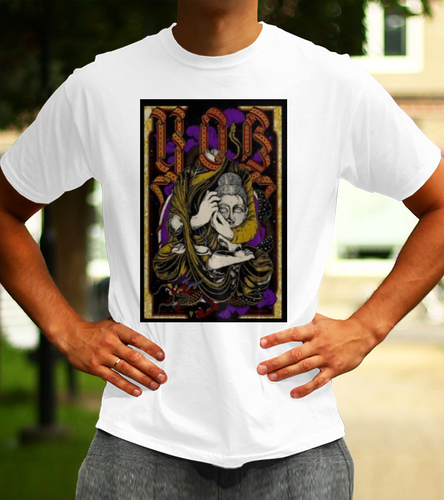 YOB Eugene John Henry’s Dec 09 Psychedelic Fantasy Sculpture T-Shirt