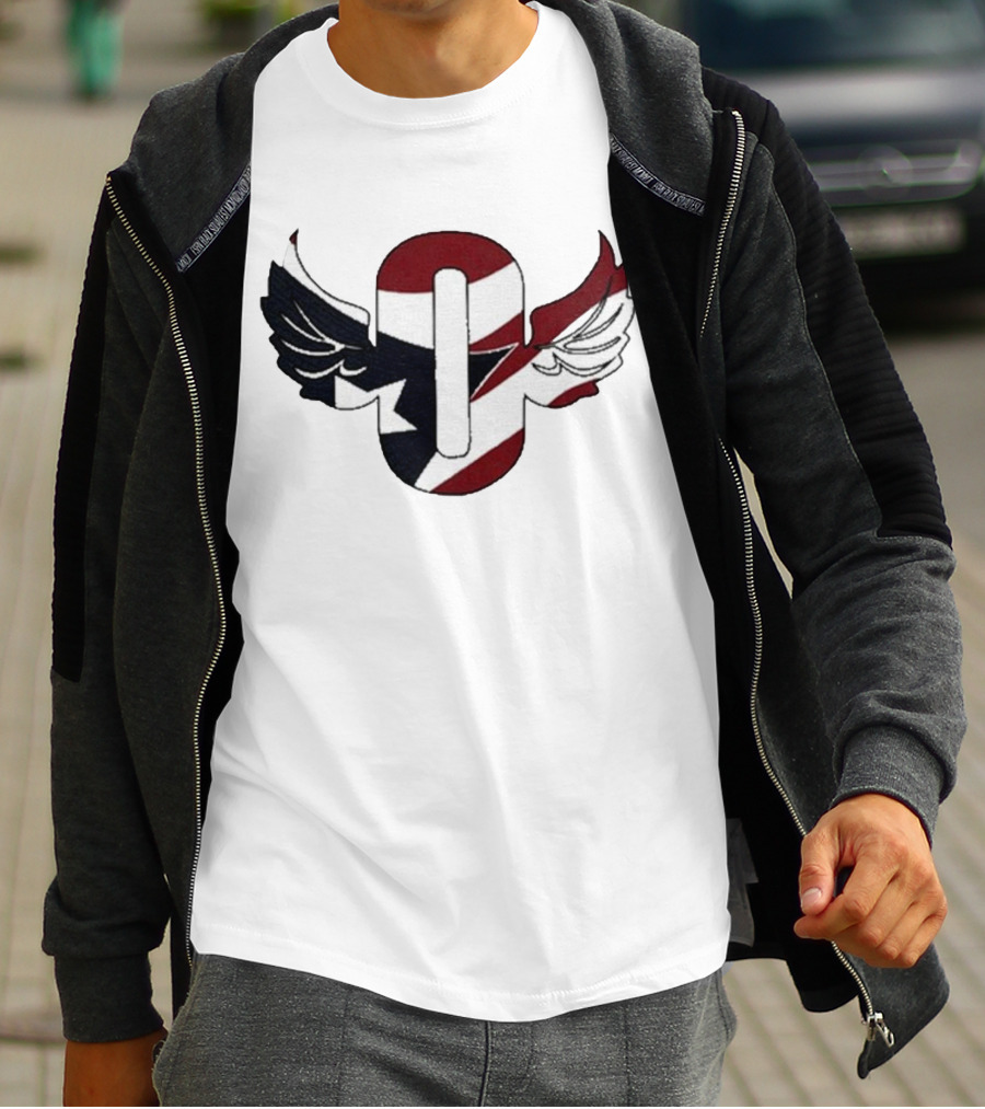 A1 Vintage Outkast Winged Emblem Flag T-Shirt
