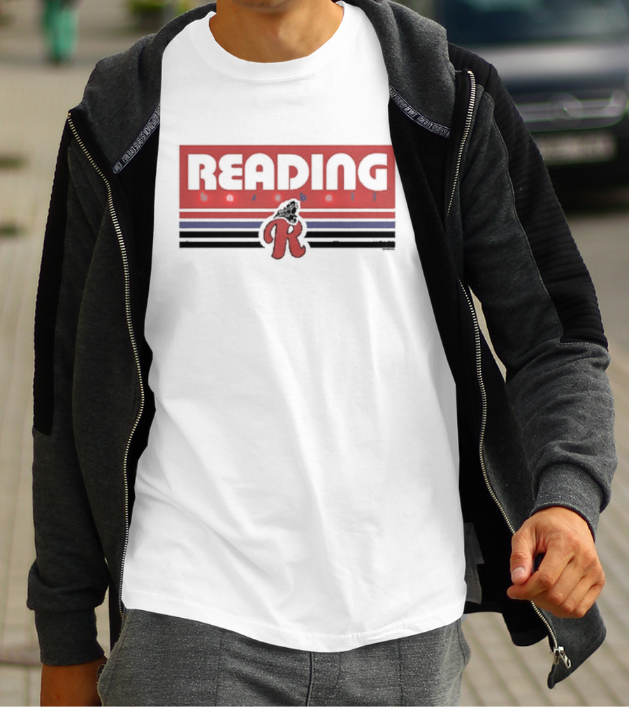 Reading Baseball Bimmridder Train Oatmeal T-Shirt