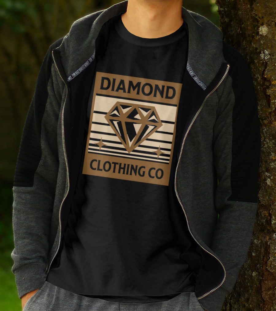 Diamond Clothing Co. Vintage Jewelry Stripes T-Shirt