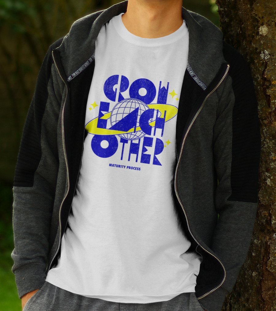 GROW EACH OTHER MATURITY PROCESS Planetary T-Shirt