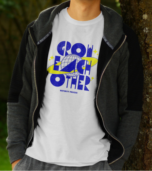 GROW EACH OTHER MATURITY PROCESS Planetary T-Shirt