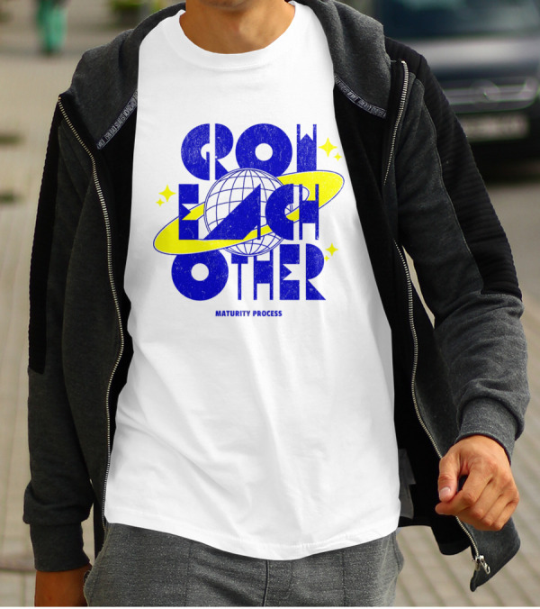 GROW EACH OTHER MATURITY PROCESS Planetary T-Shirt