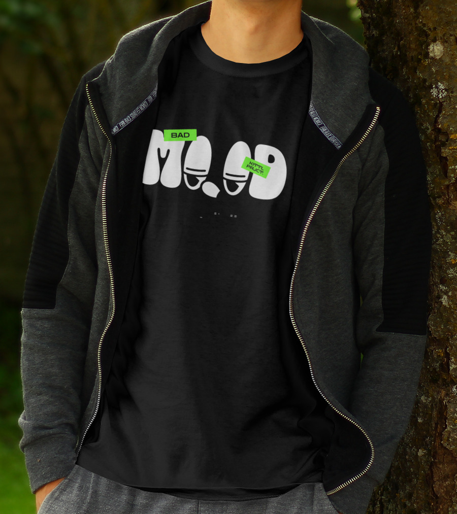 BAD MOOD KIII TYL PRJC T. WHEN I'M IN A BAD MOOD, I DON'T TALK T-Shirt