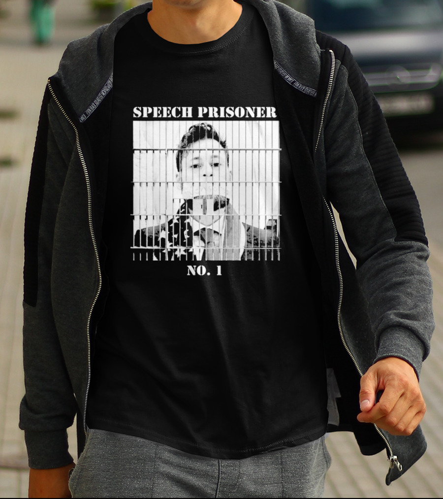 SPEECH PRISONER NO. 1 Owen Shroyer Photo T-Shirt