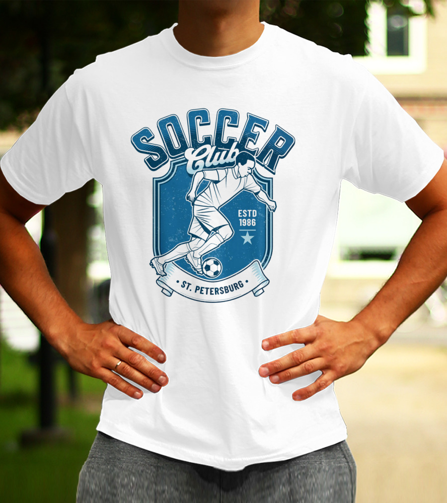 Soccer Club St. Petersburg ESTD 1986 T-Shirt