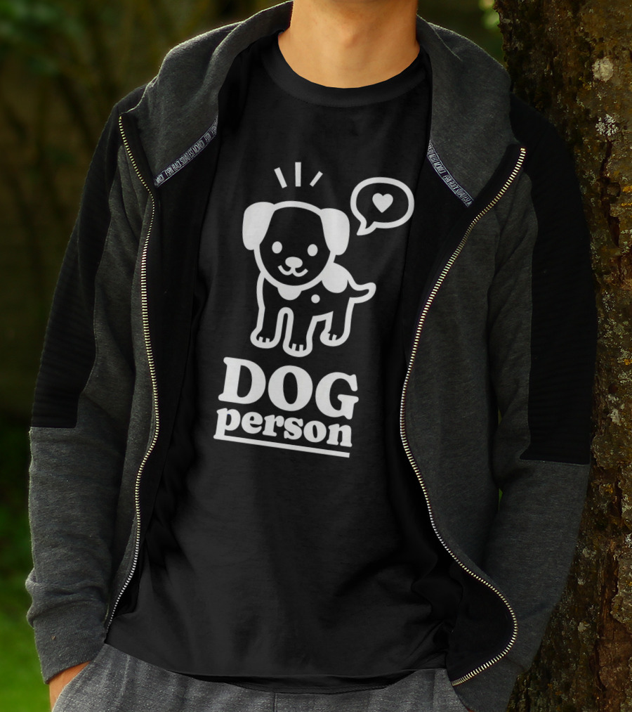 Dog Person Cute Animal Heart T-Shirt