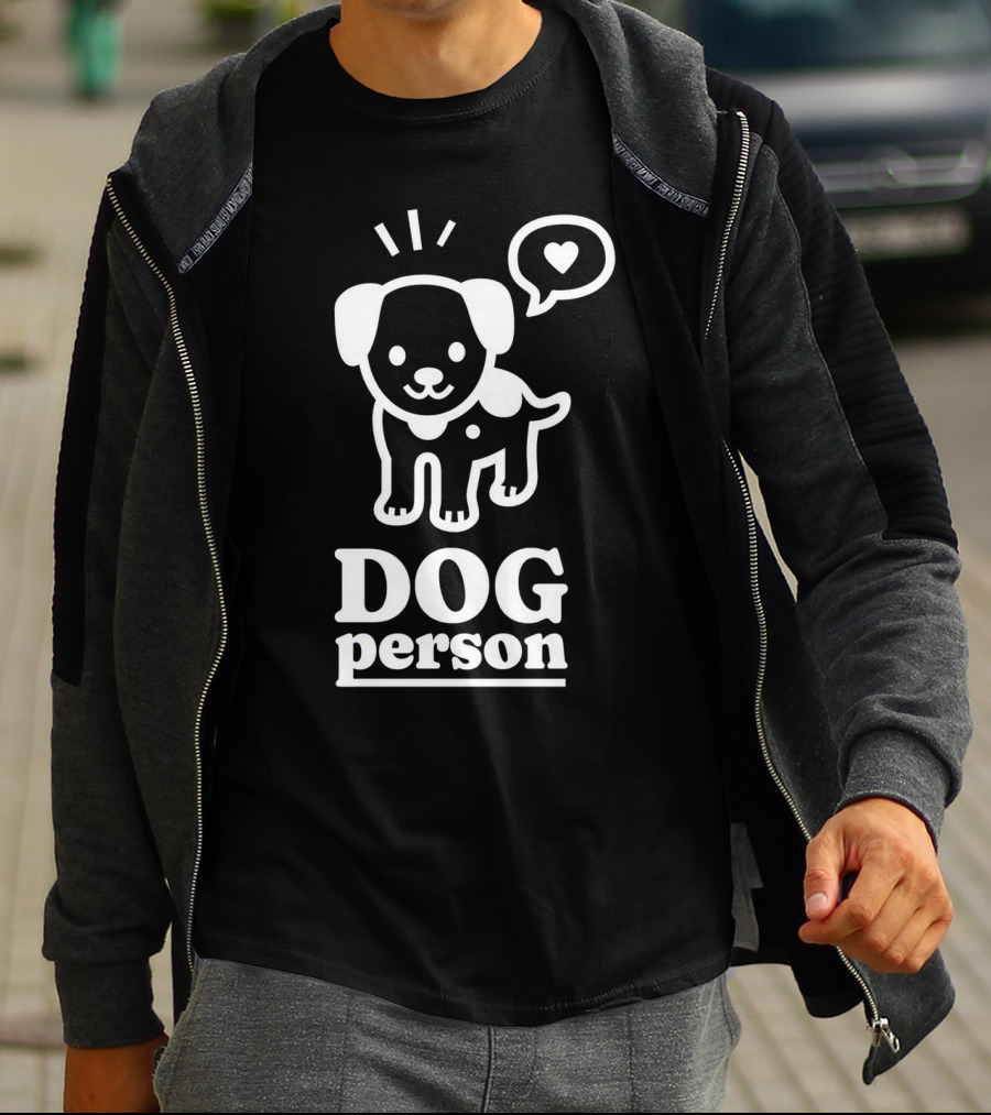 Dog Person Cute Animal Heart T-Shirt
