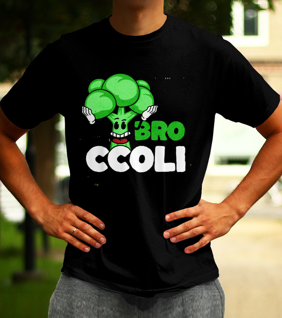 Hi Broccoli Green Goodness For A Healthy Life T-Shirt