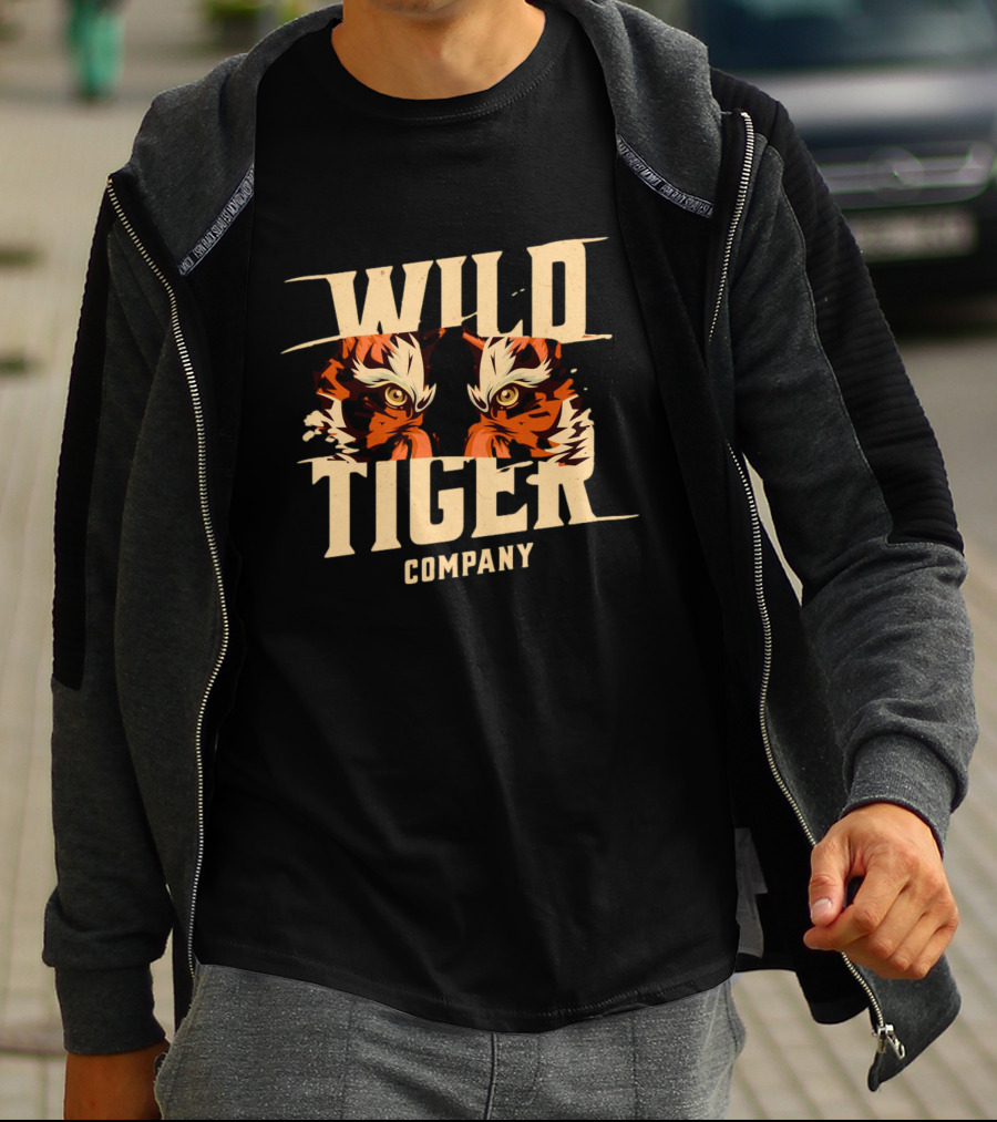 WILD TIGER COMPANY Tiger Eyes T-Shirt