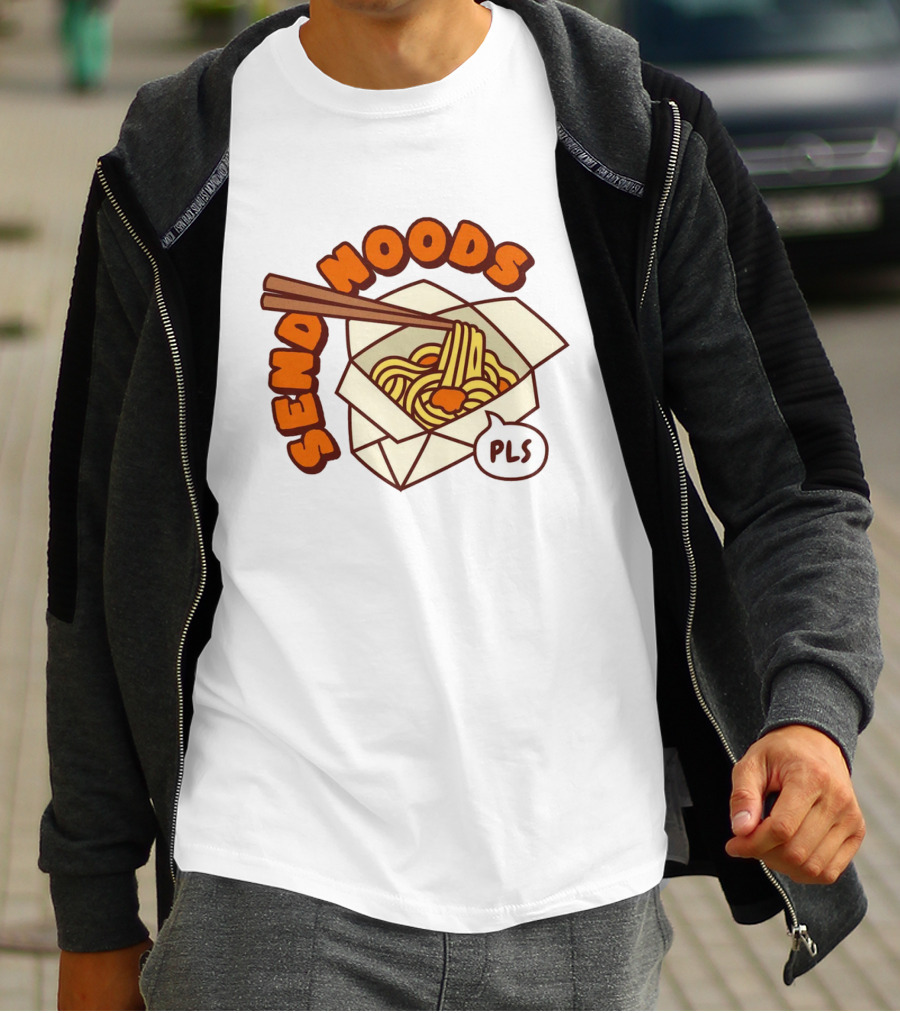 Send Noods Comic Noodles PLS T-Shirt