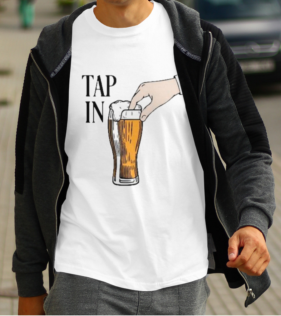 Tap In Beer Hand T-Shirt