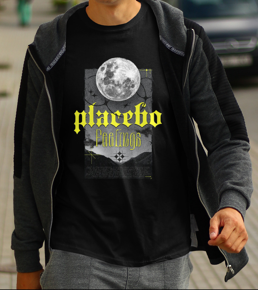 Placebo Feelings Full Moon Gothic T-Shirt