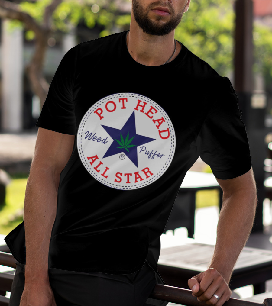 Pot Head Weed Puffer All Star T-Shirt