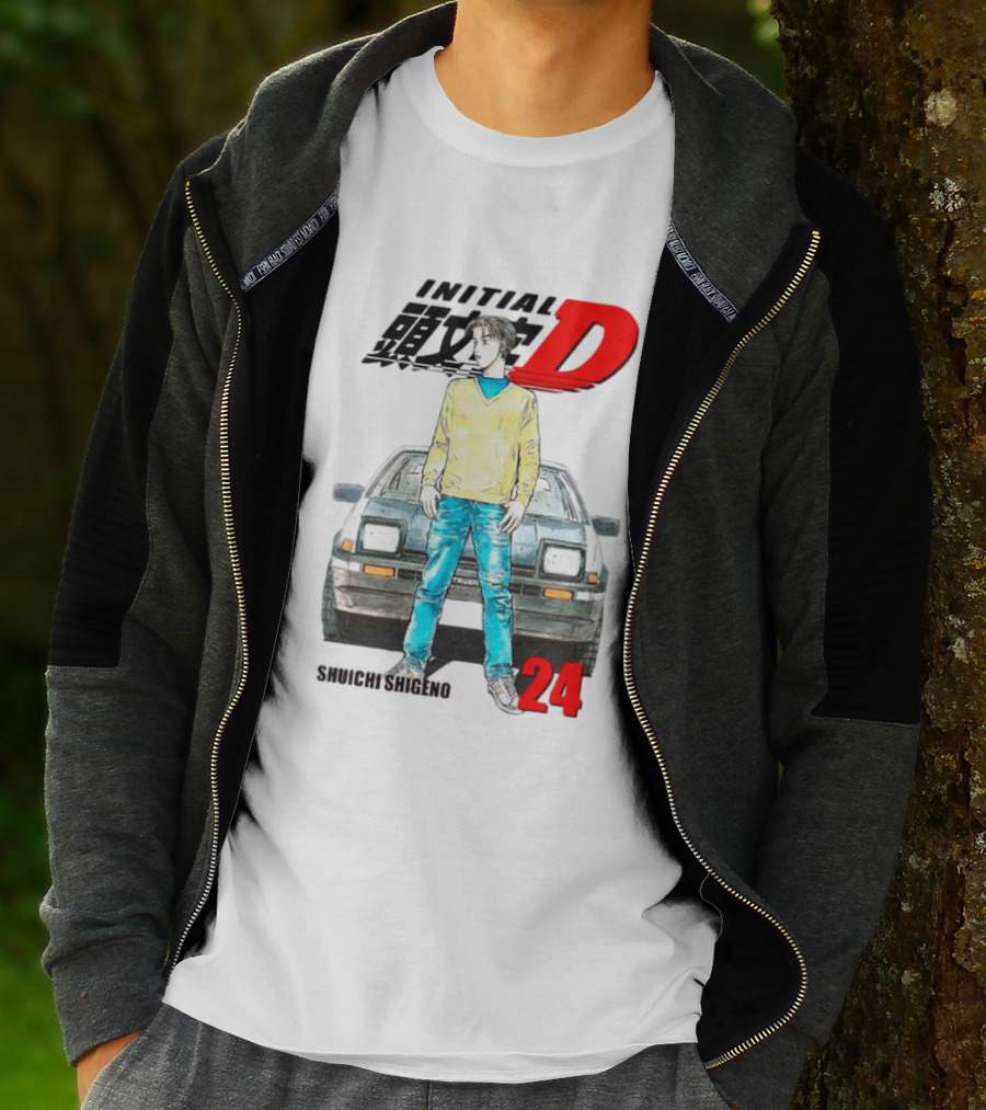Initial D Shuichi Shigeno 24 T-Shirt