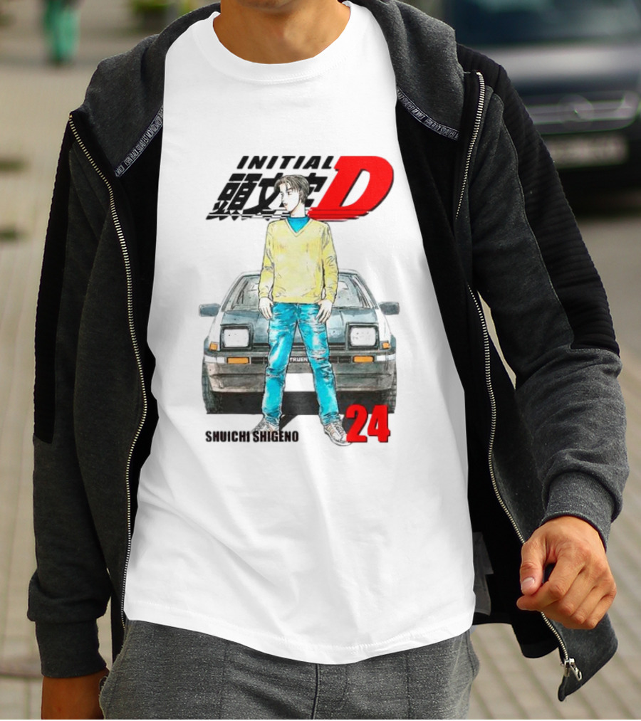 Initial D Shuichi Shigeno 24 T-Shirt