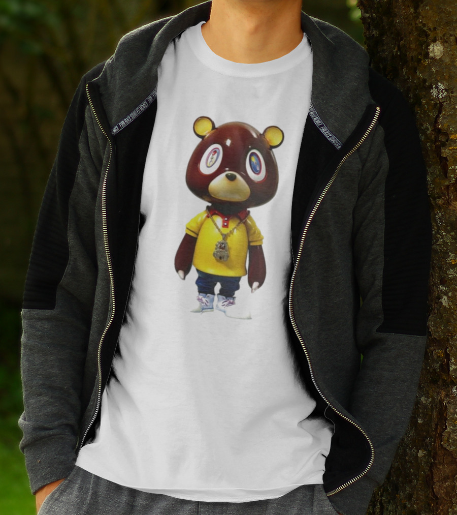 Takashi Murakami Kanye West Bear Figurine T-Shirt