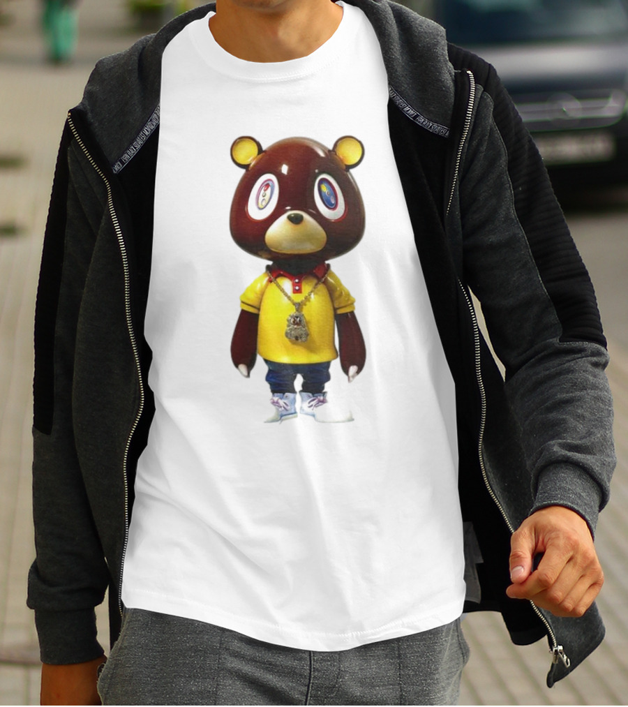 Takashi Murakami Kanye West Bear Figurine T-Shirt