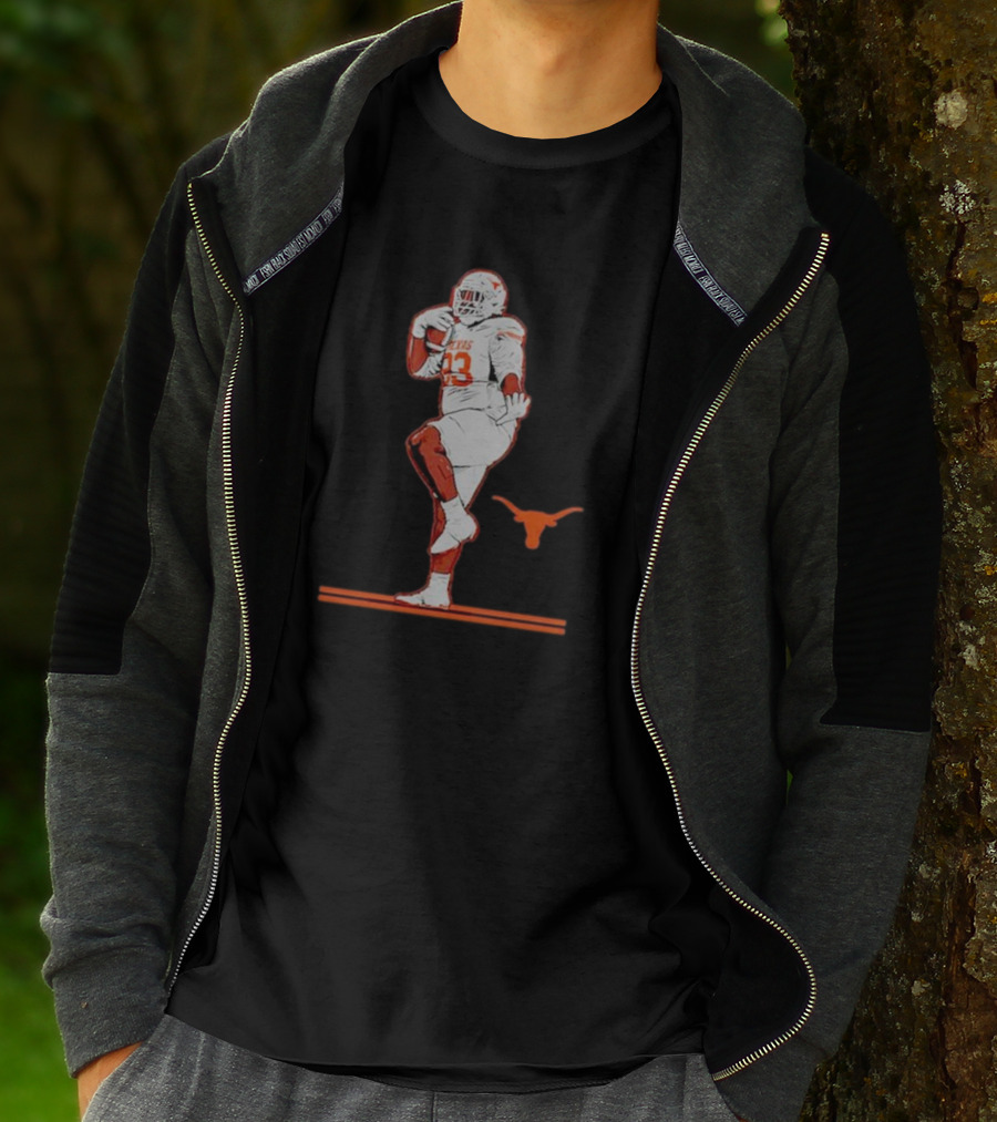 Texas Longhorns Football T’Vondre Sweat 93 Pose T-Shirt