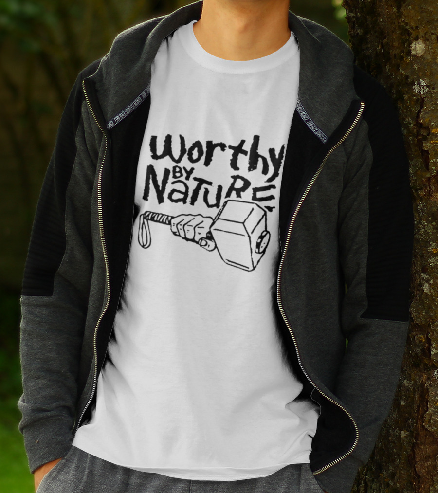 Worthy By Nature Thor Hammer Geek T-Shirt