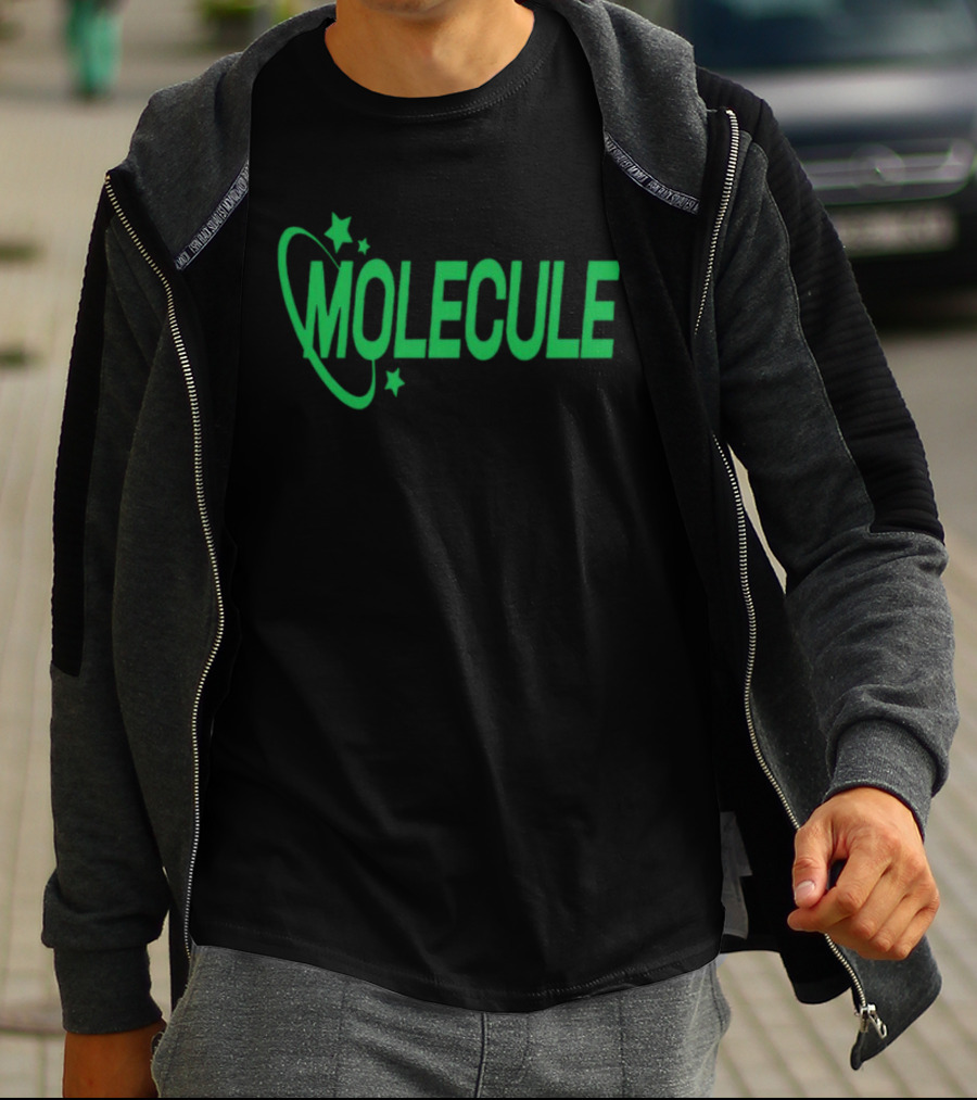 Torrmusic Molecule Glow Green Orbit Stars T-Shirt