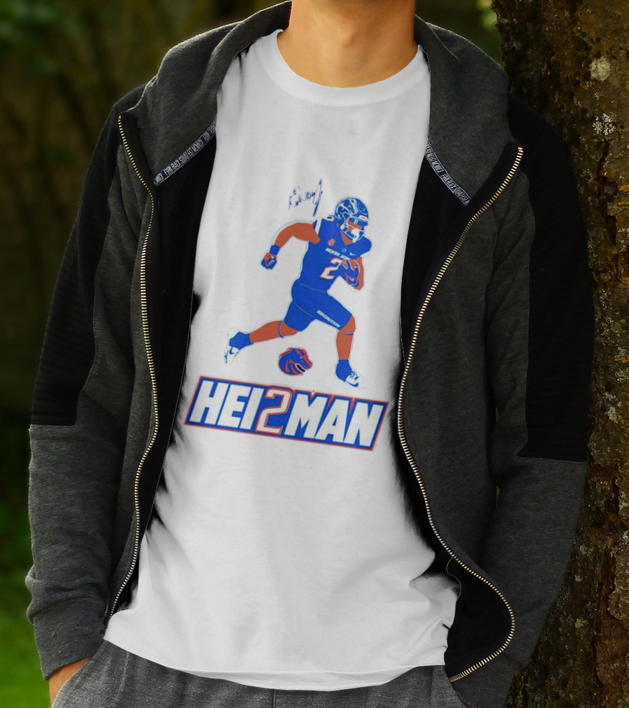 Ashton Jeanty Boise State Broncos Hei2man Football Player T-Shirt