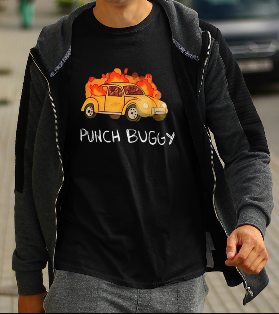 Graaavel’s Punch Buggy On Fire T-Shirt
