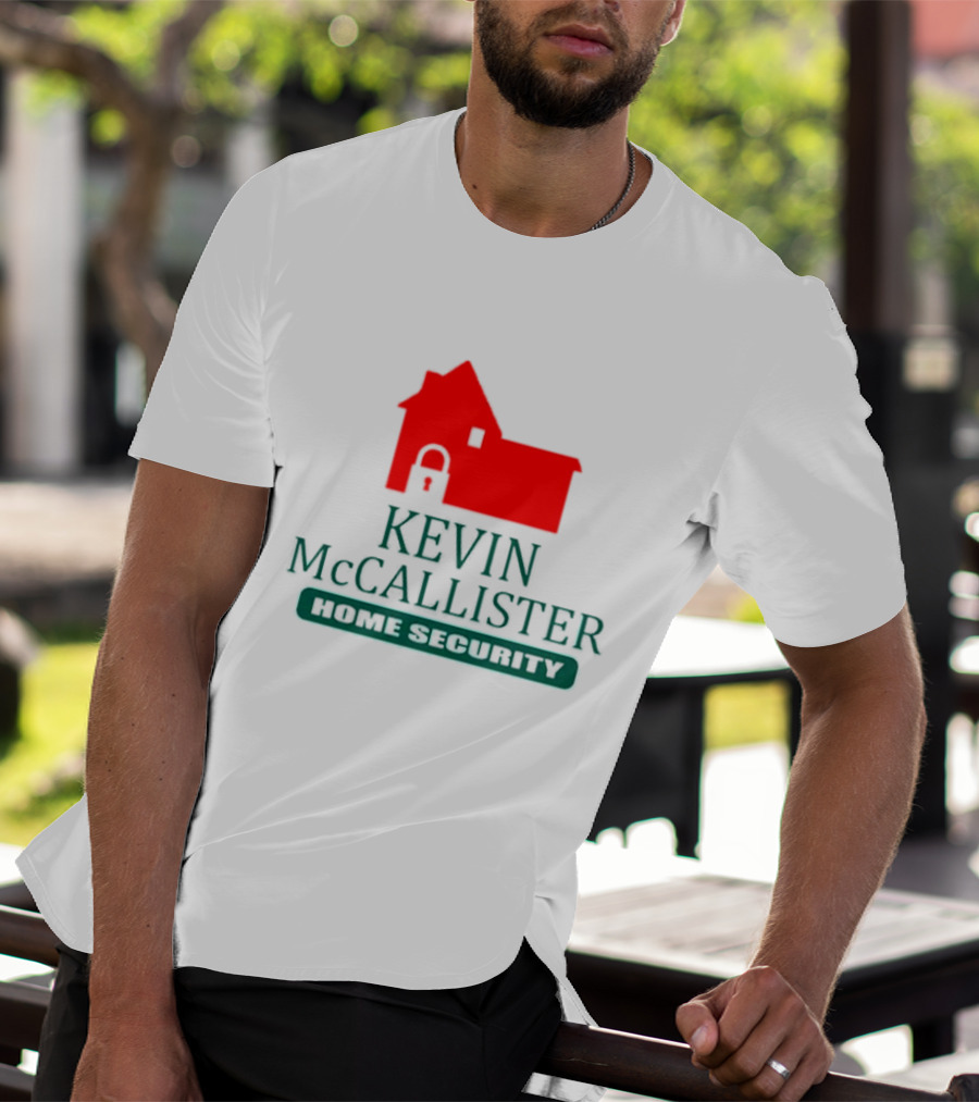 Kevin McCallister Home Security Red House Lock T-Shirt