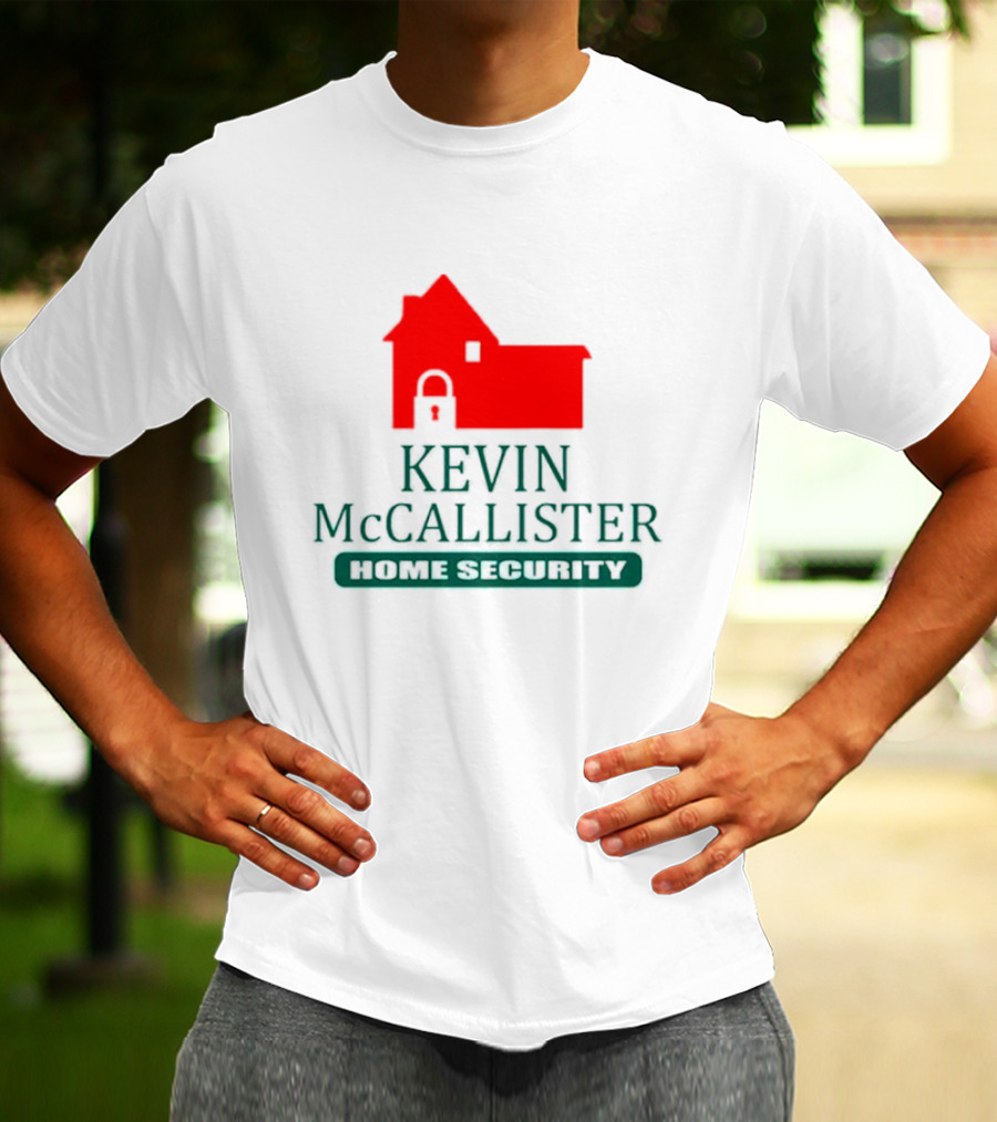 Kevin McCallister Home Security Red House Lock T-Shirt